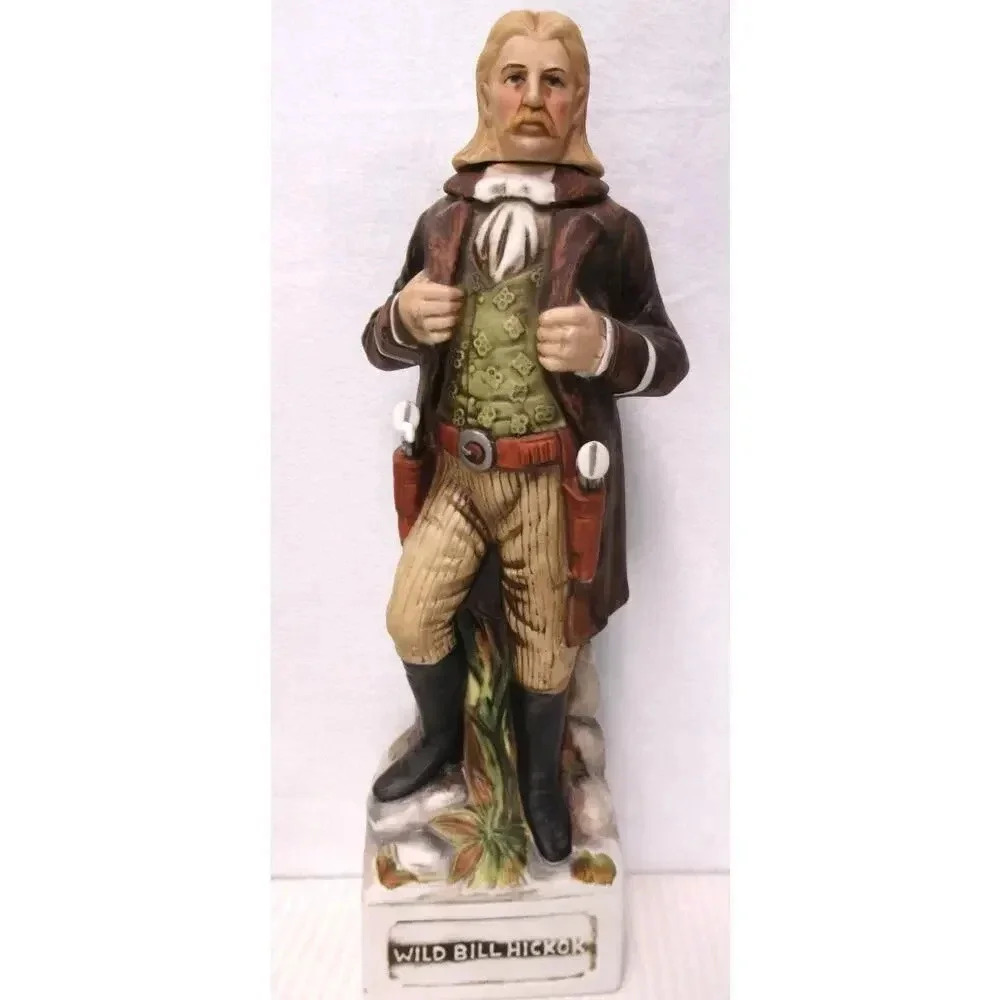 Wild Bill Hickock Whiskey Decanter McCormick Distillery Gunfighter Series IN BOX
